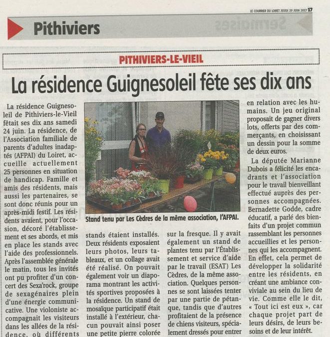 La Résidence Guignesoleil a fêté ses 10 ans