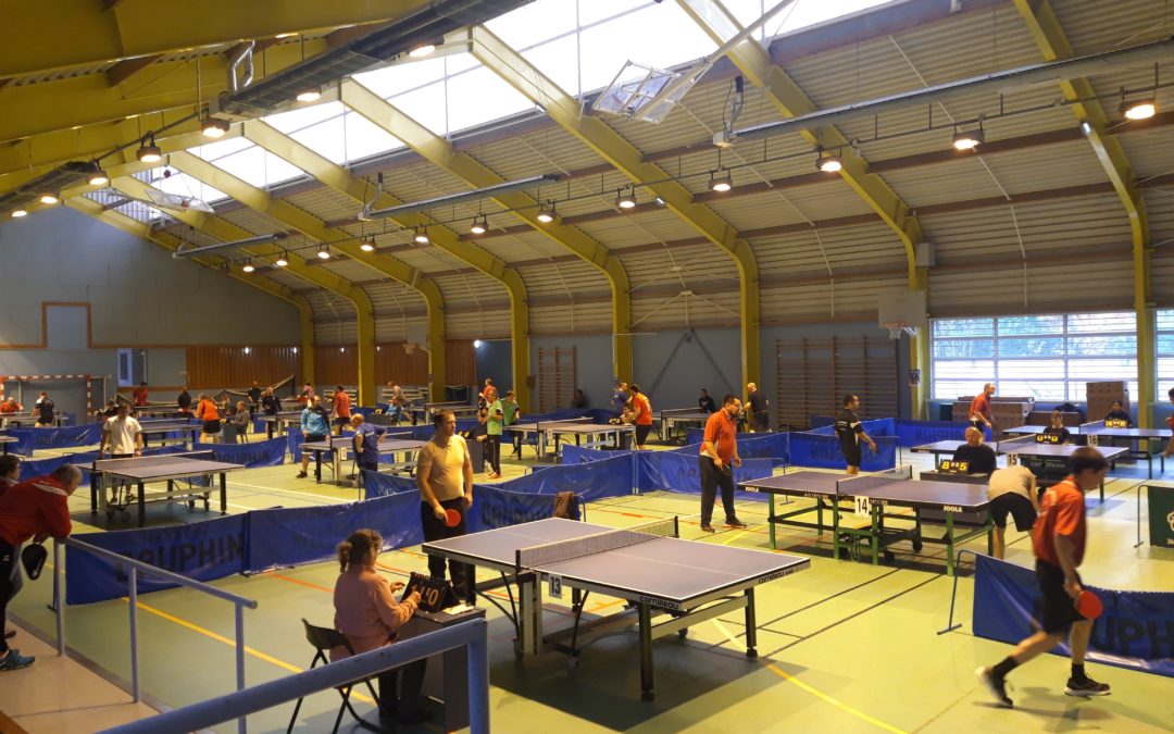 2 journées du championnat de régional de tennis de table à Orléans – St Marceau